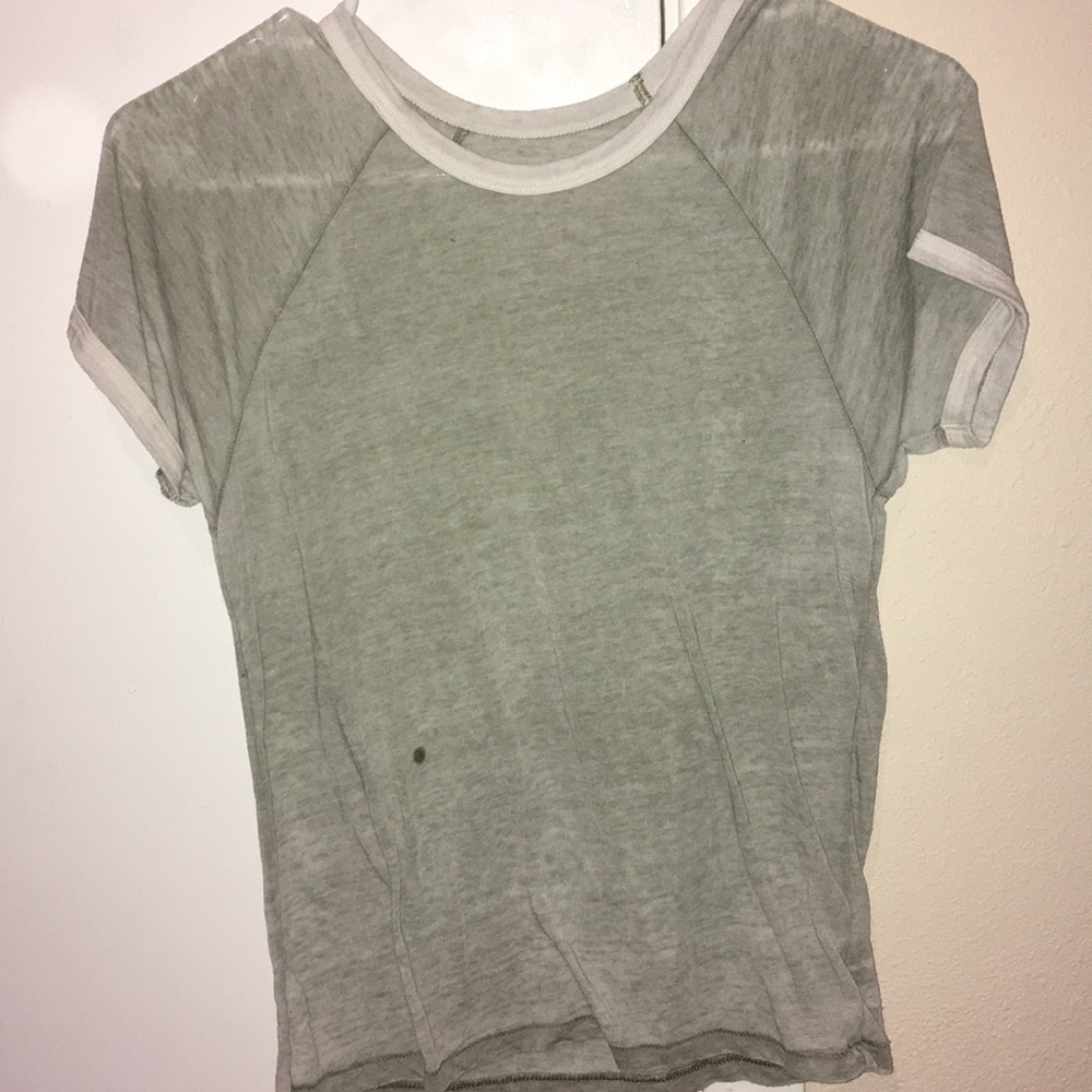 green t-shirt